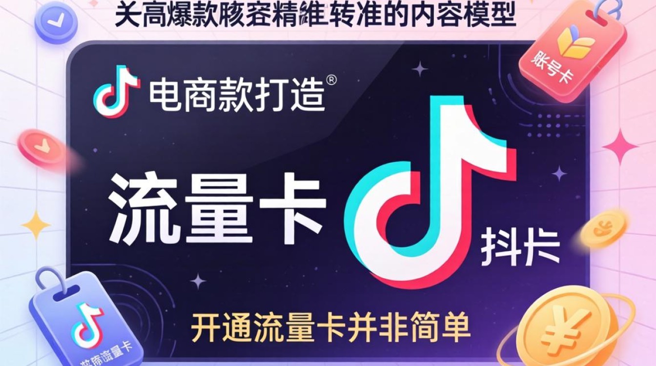 抖音怎么开通电商流量卡