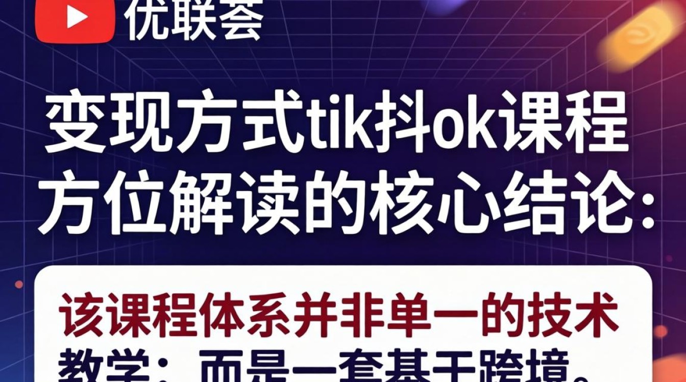 YouTube优联荟tiktok课程怎么样?变现方式全方位解读 YouTube优联荟tiktok课程怎么样