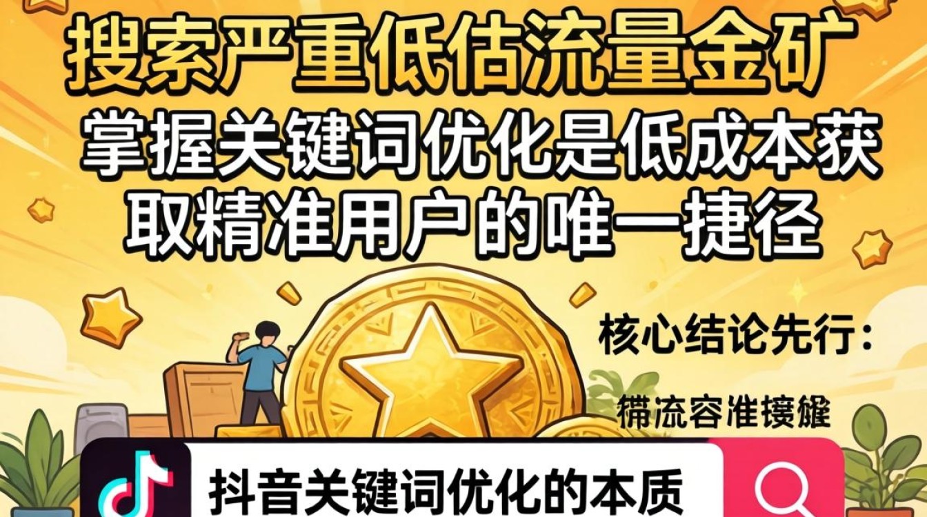 抖音关键词优化怎么做?新手入门到精通全流程详解 新手入门到精通全流程详解
