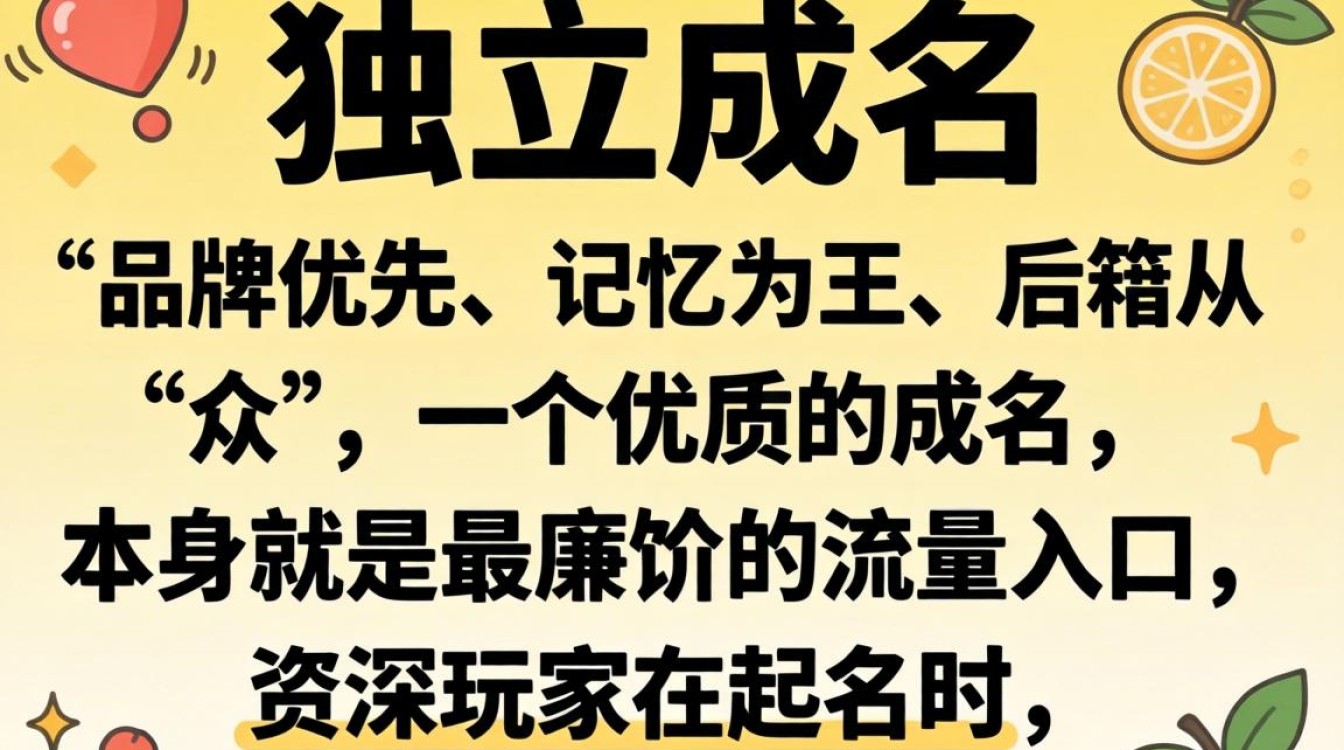 独立站域名起名有什么技巧