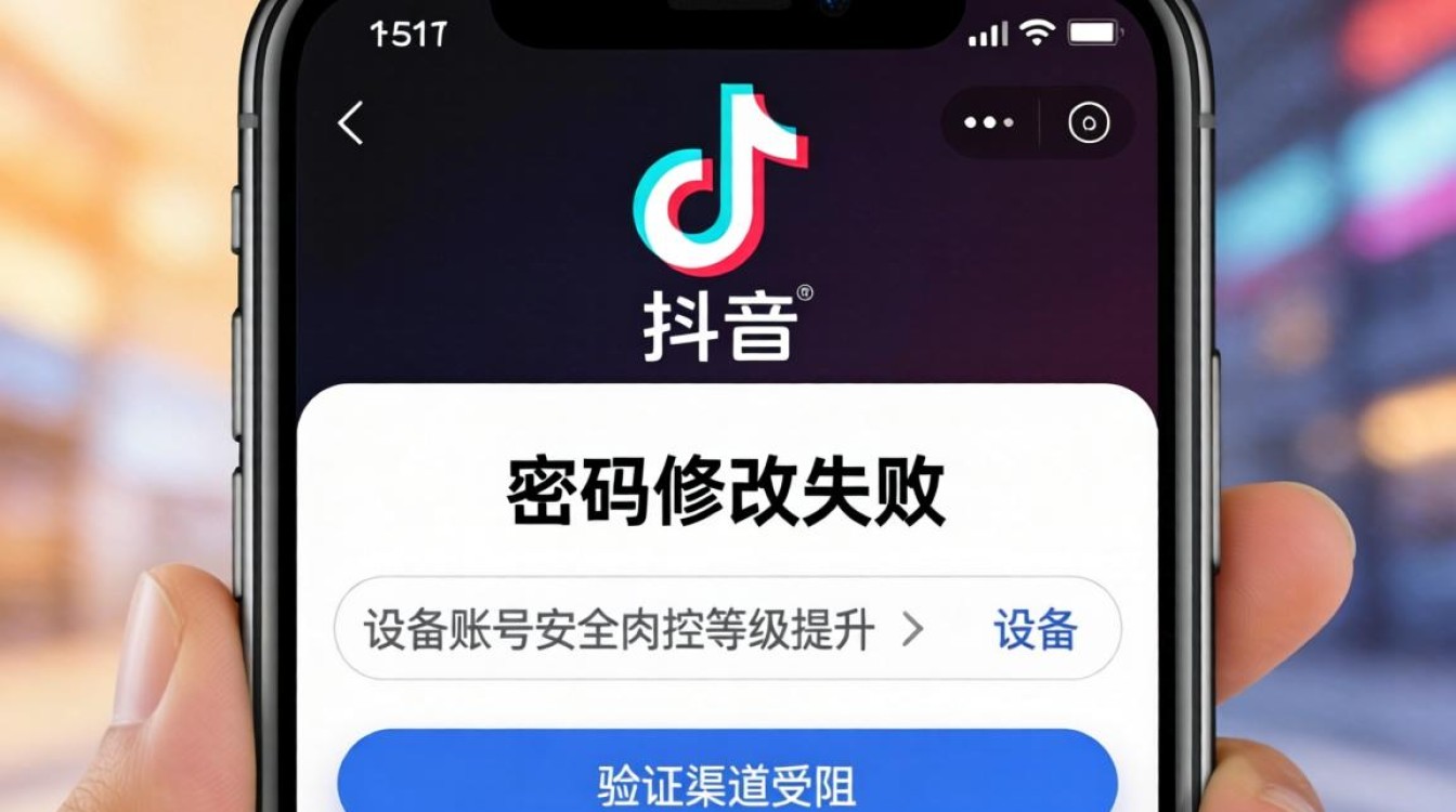 抖音密码修改失败的原因有哪些