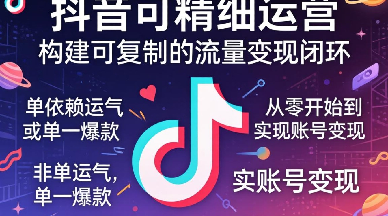 抖音精细化运营从零开始到账号变现