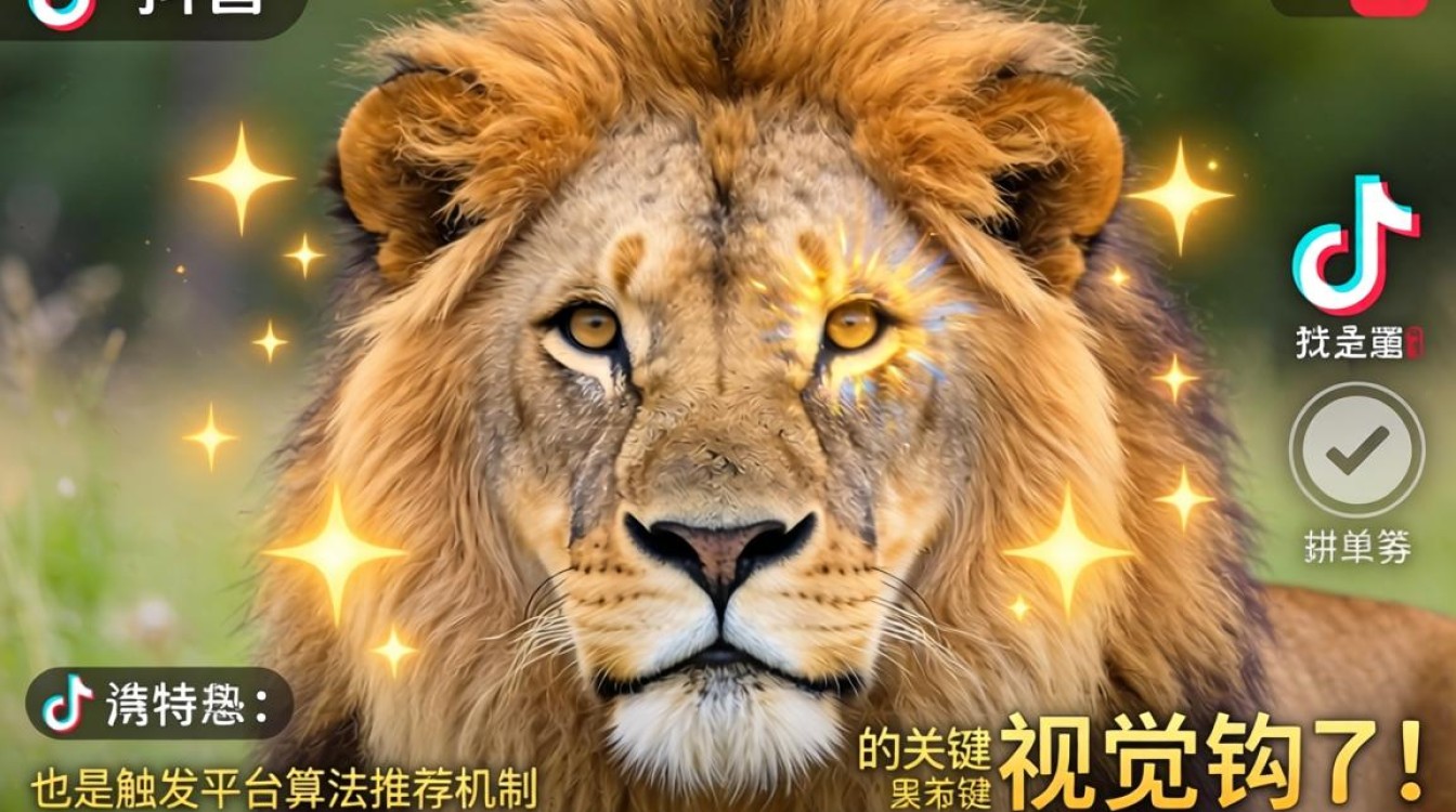 抖音里狮子特效怎么弄