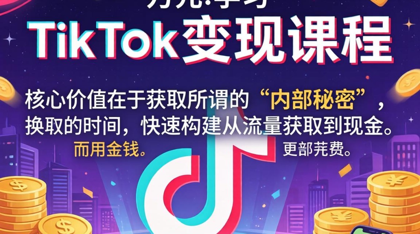 YouTube花2万学tiktok变现方式全方位解读