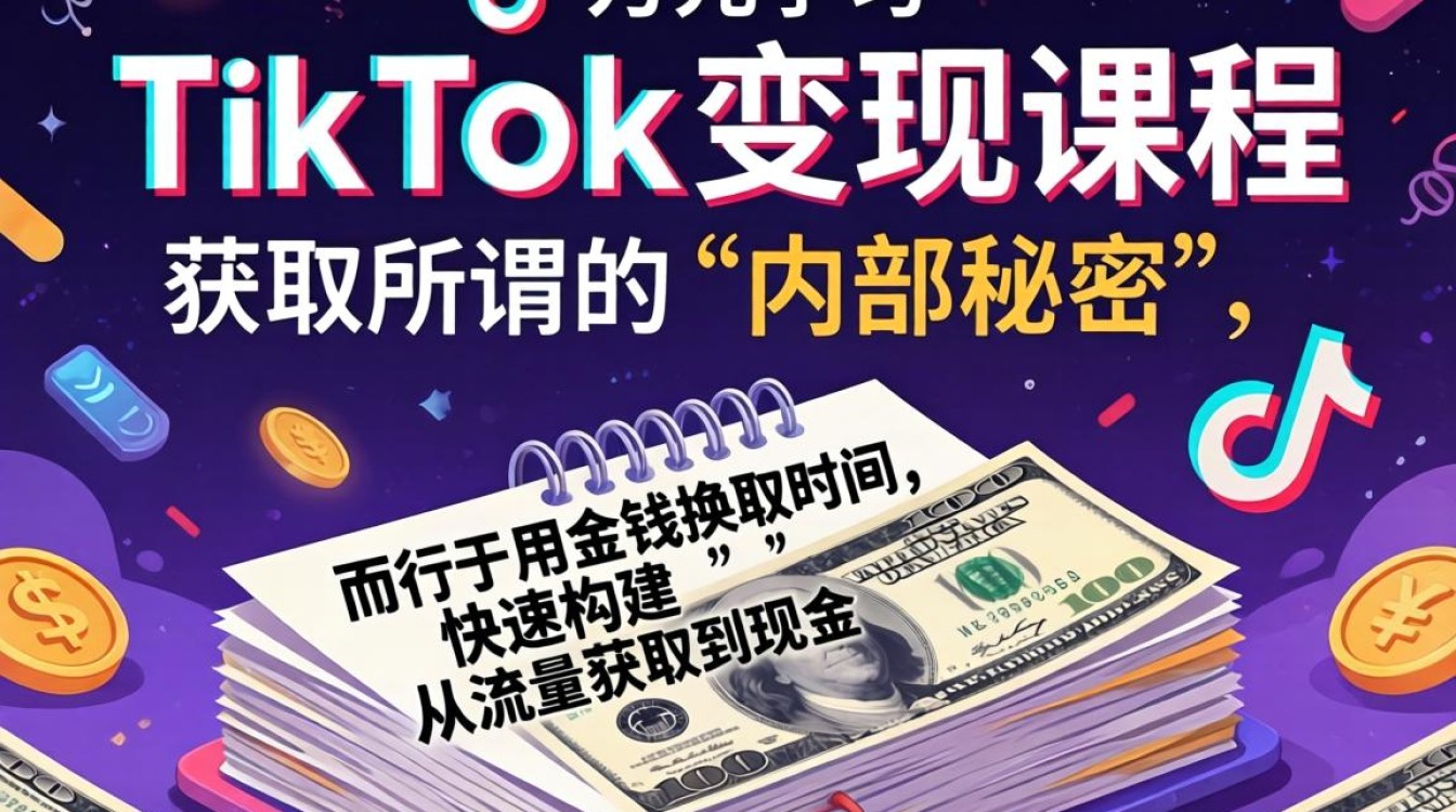 YouTube花2万学tiktok变现方式全方位解读