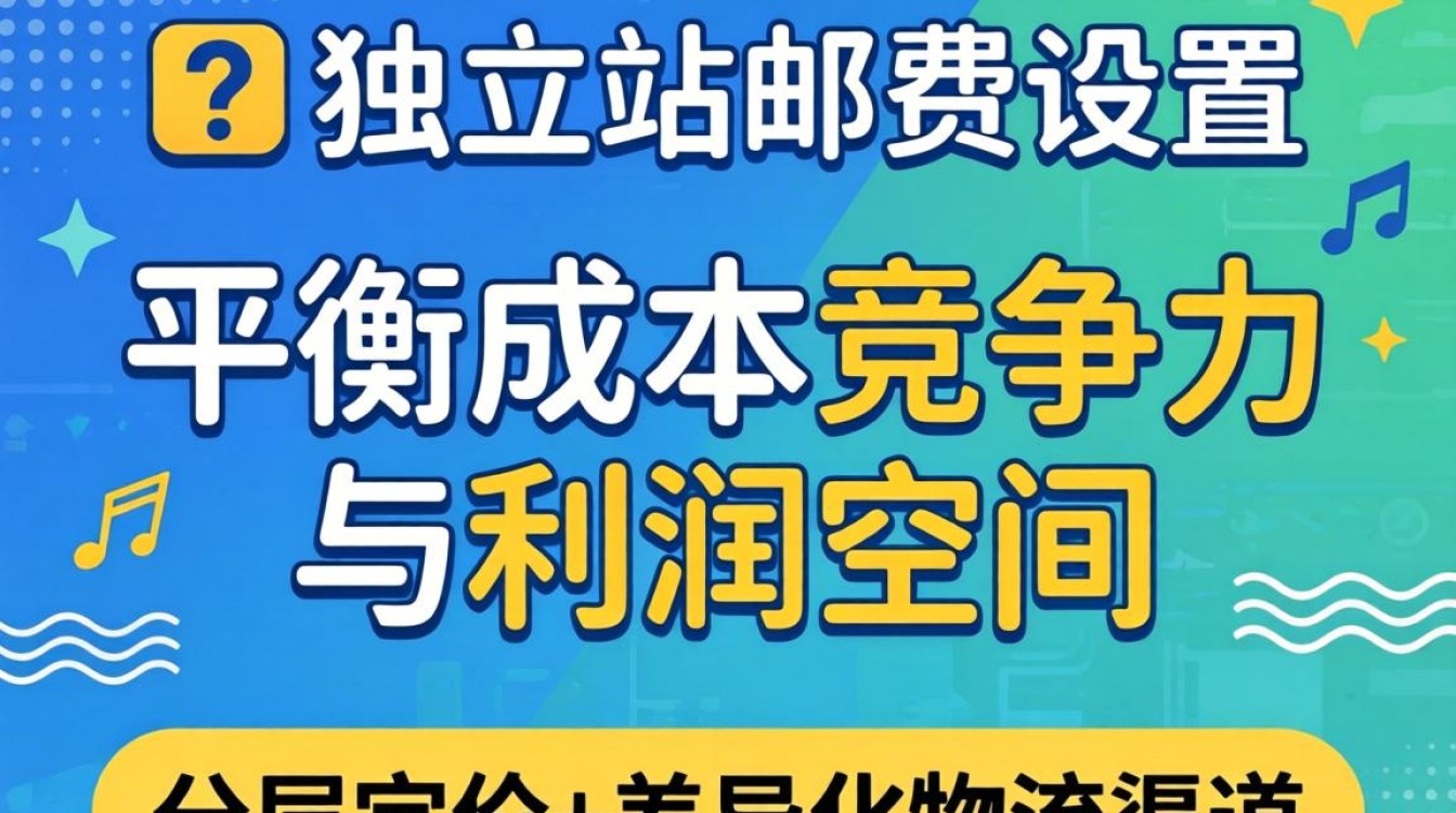 跨境独立站邮费怎么设置