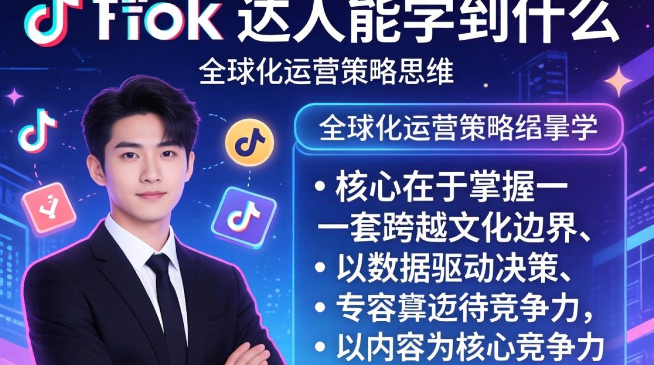 TikTok达人能学到什么?全球化运营策略思维有哪些? TikTok达人能学到什么