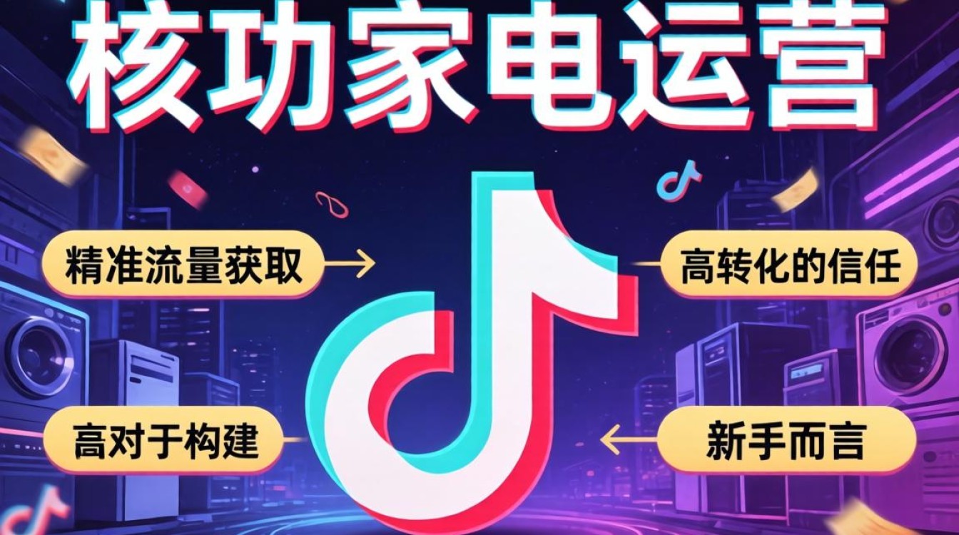 抖音家电运营新手入门到变现实操指南