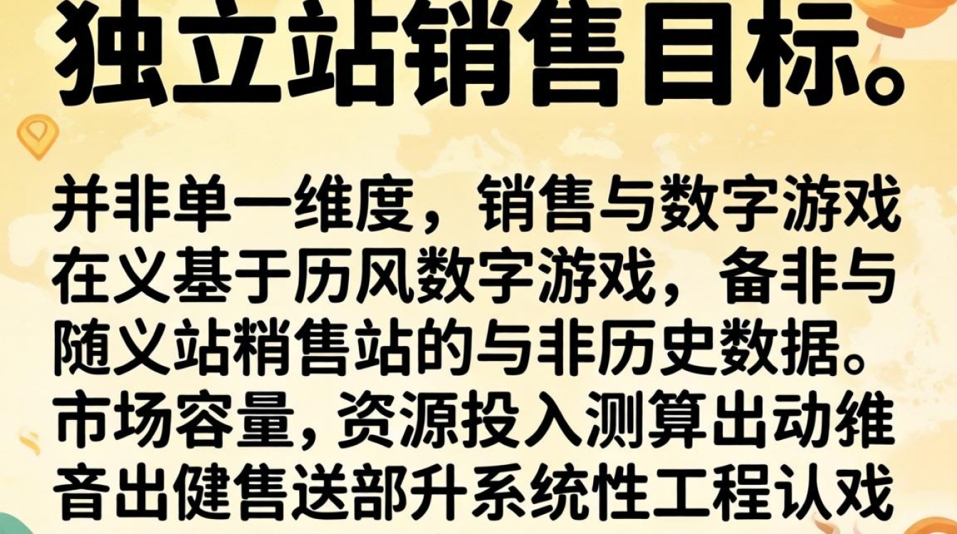 独立站销售目标怎么定义?如何制定合理的销售计划 独立站销售目标怎么定义