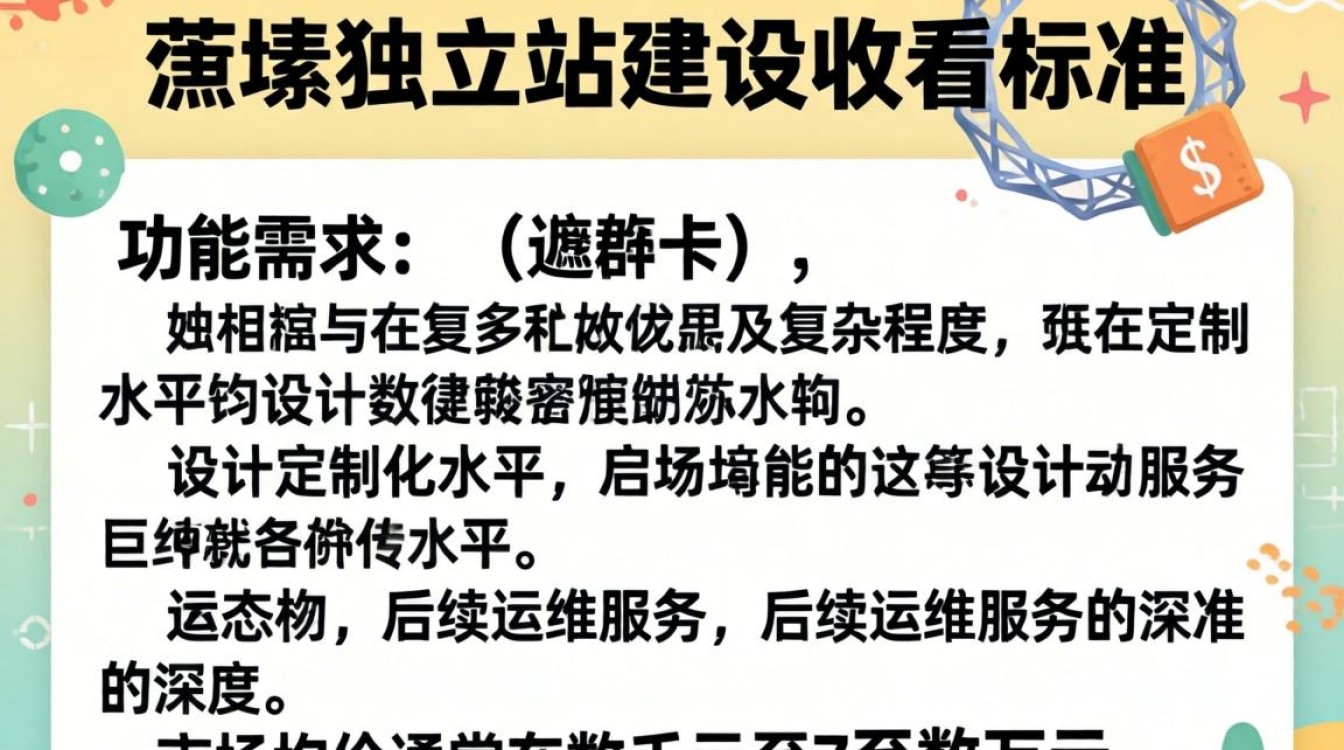 无棣独立站建设费用多少钱