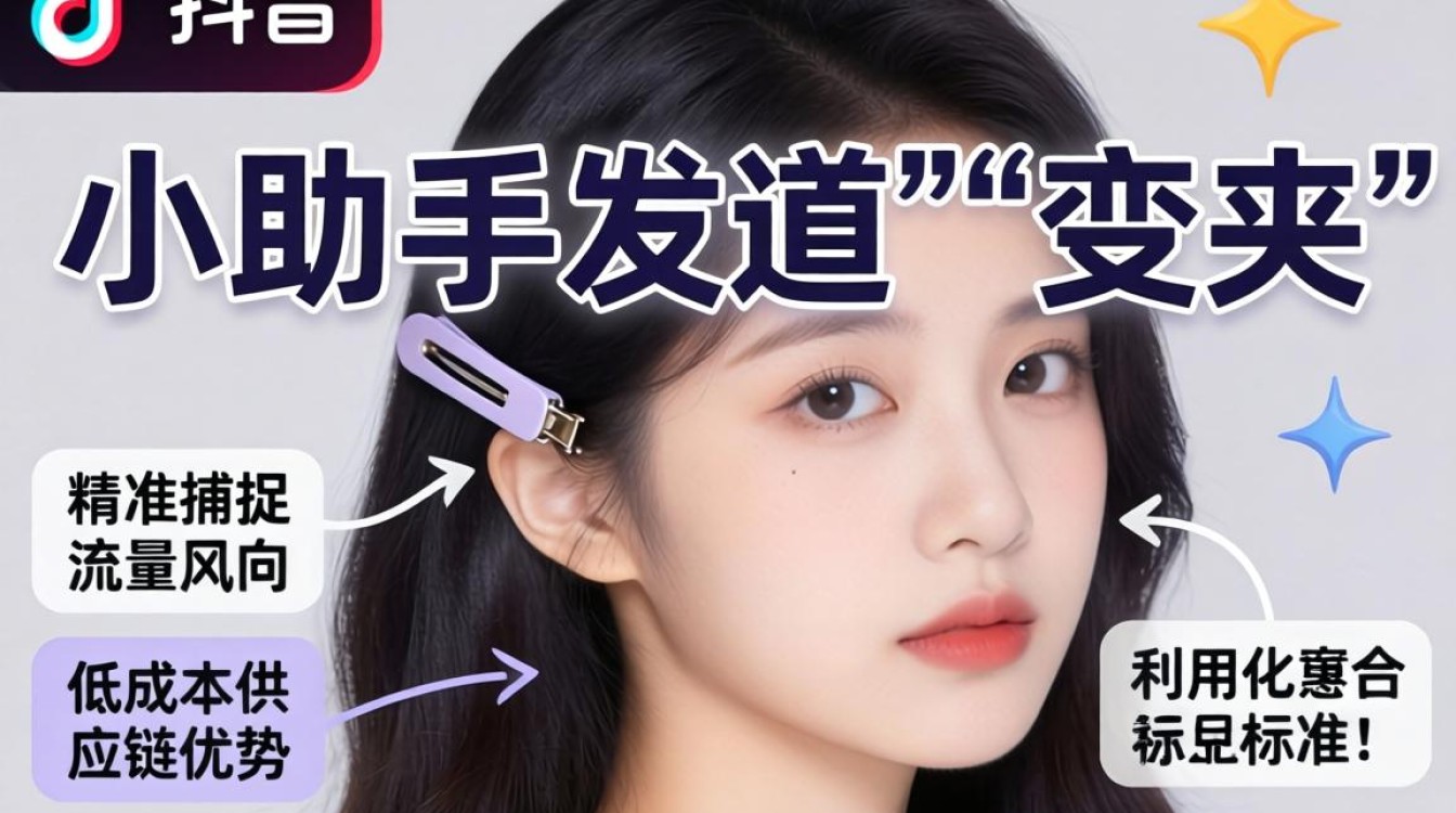 抖音小助手发夹怎么做