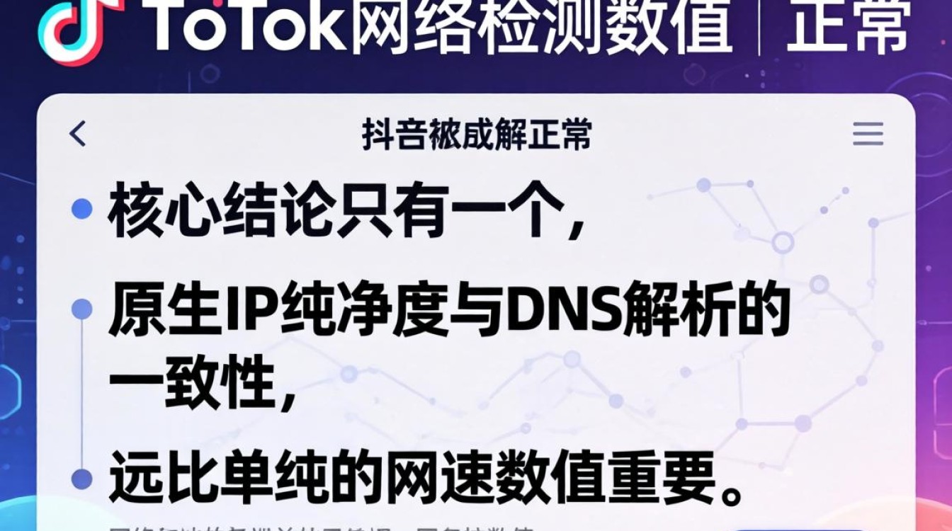 TikTok网络检测多少正常?TikTok网络检测标准值是多少 TikTok网络检测标准值是多少