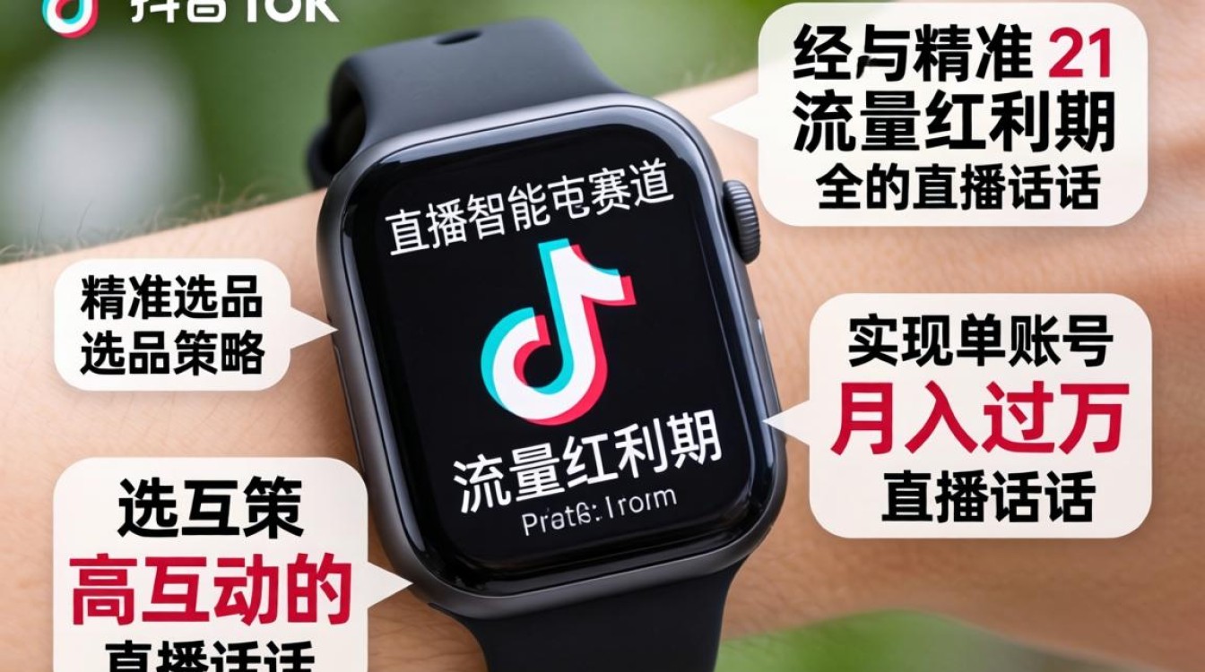 TikTok直播智能手表如何变现?月入过万的变现技巧揭秘 TikTok直播智能手表如何变现