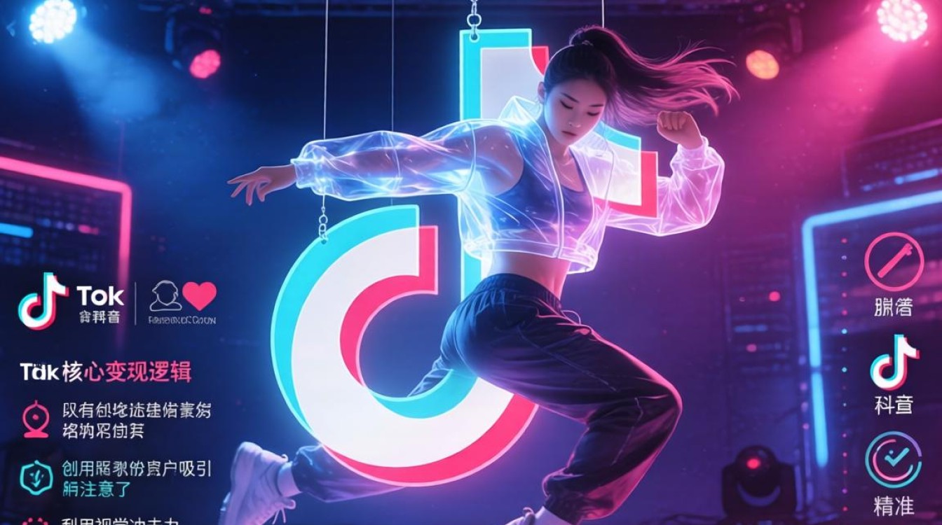 TikTok透光空挂跳舞怎么变现