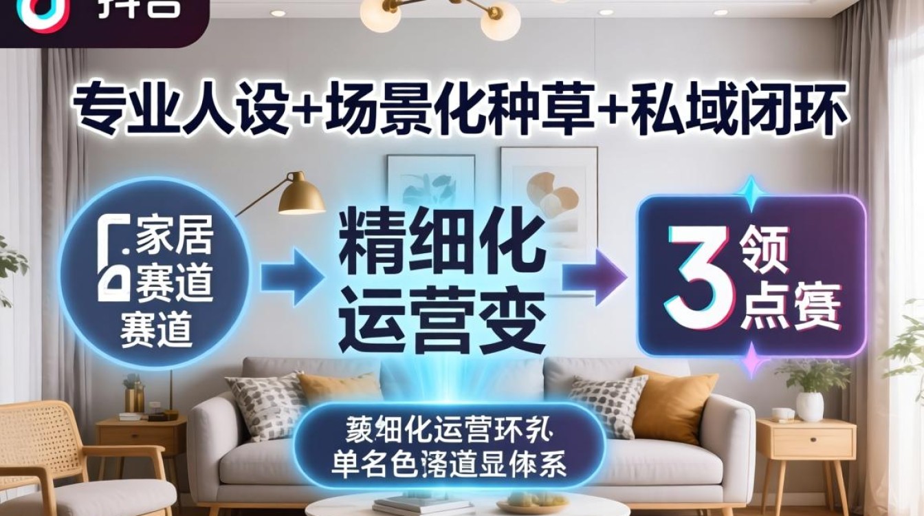 抖音家居运营变现方法与实战案例分析
