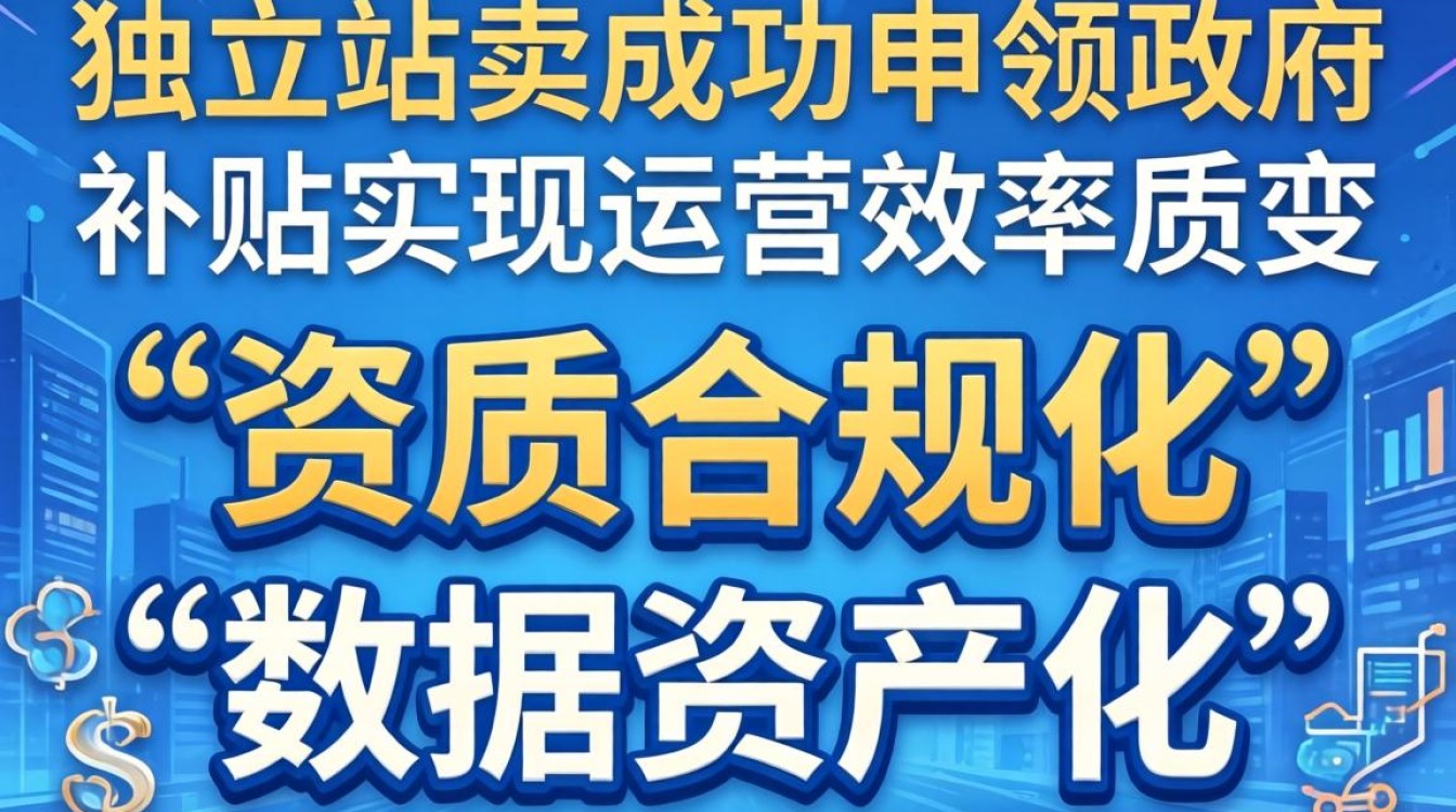 独立站补贴申请流程及条件