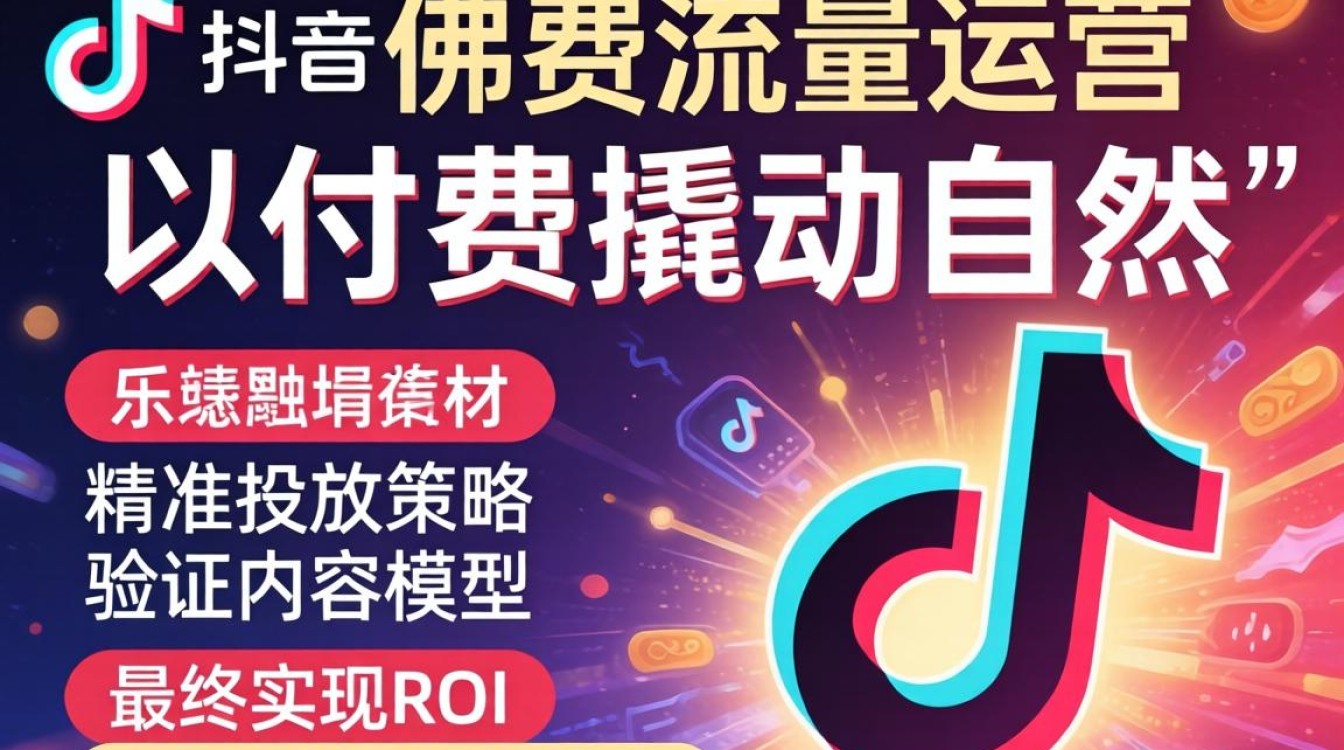 抖音付费流量账号运营从入门到精通