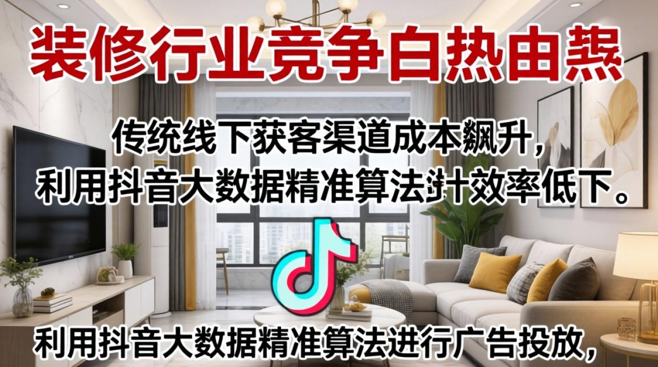 抖音怎么找装修活干的?装修行业如何降低获客成本 装修行业如何降低获客成本