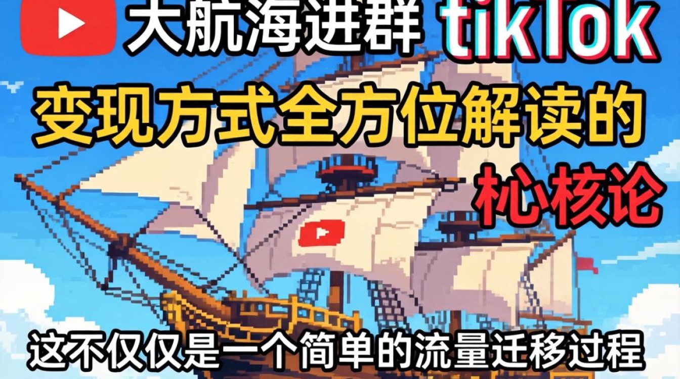YouTube大航海进群有什么用?TikTok变现方式全方位解读 YouTube大航海进群有什么用