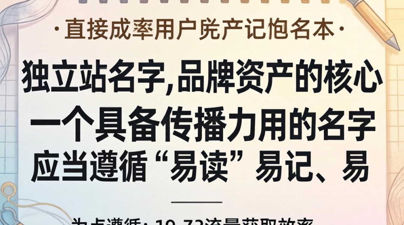 好听的独立站取名技巧有哪些