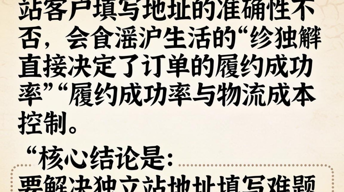 独立站收货地址格式怎么写