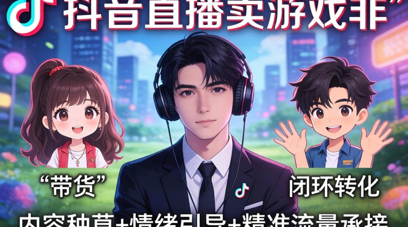 抖音游戏直播带货怎么赚钱