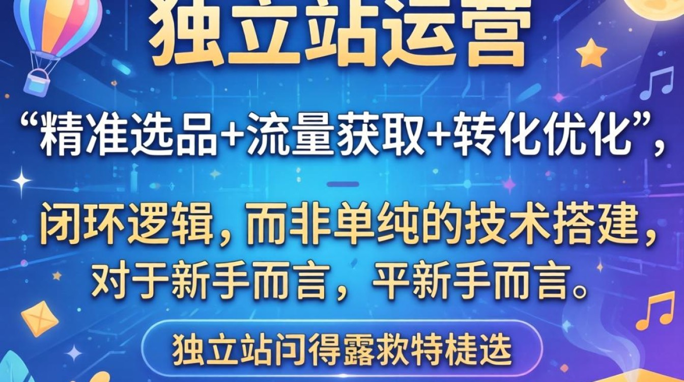 独立站新手怎么入门运营