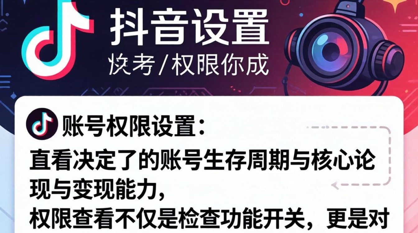 抖音怎么看自己权限设置