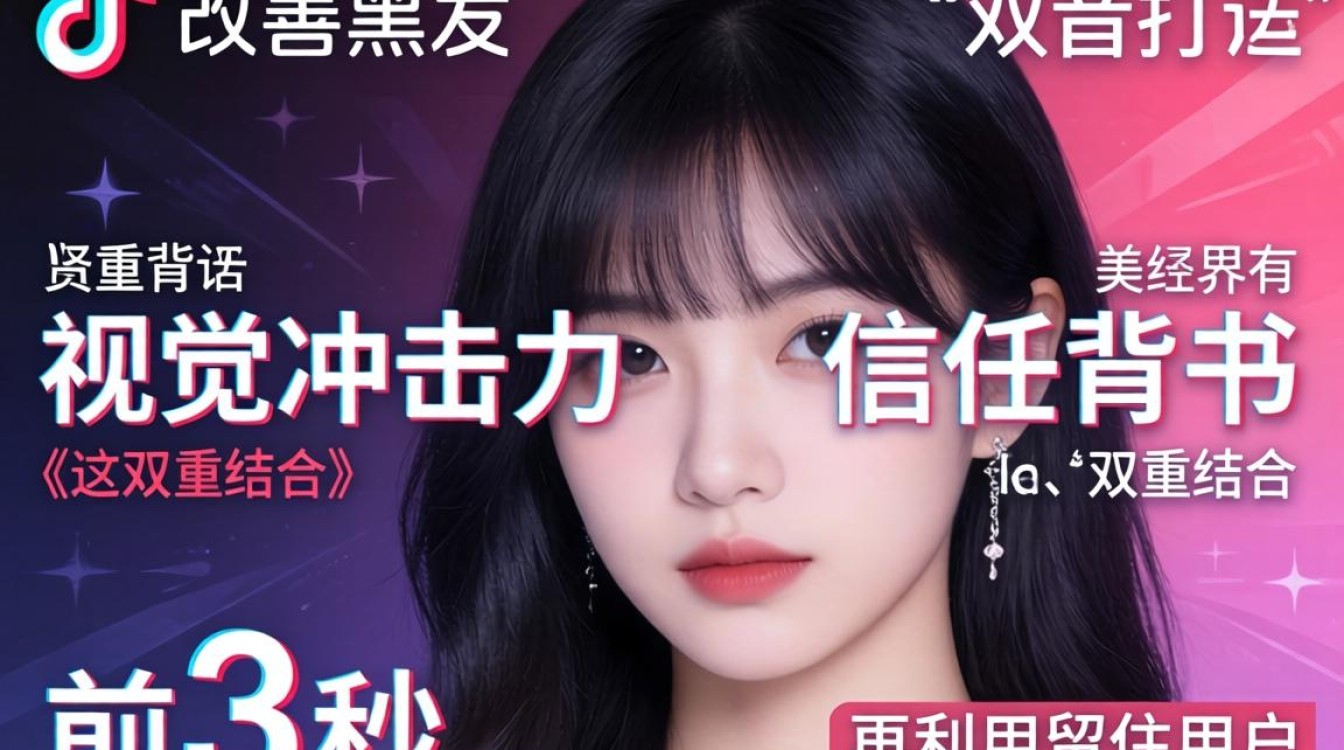 抖音改善黑发广告怎么做