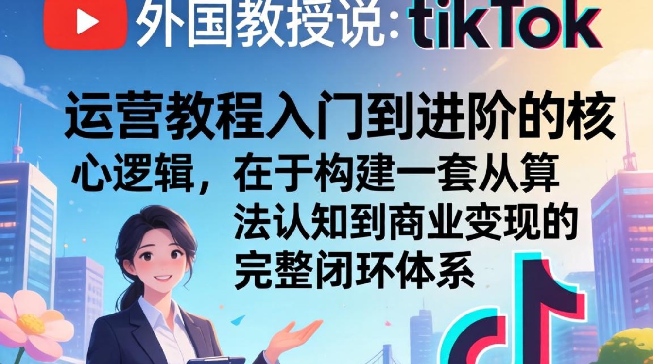 YouTube外国教授说tiktok运营教程入门到进阶
