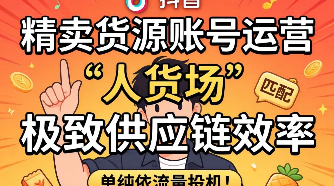 抖音带货货源哪里找?新手运营从入门到精通教程 新手运营从入门到精通教程