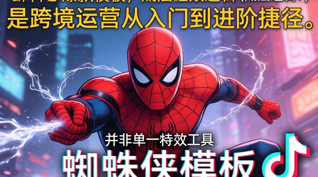 TikTok蜘蛛侠模板怎么用?跨境运营从入门到进阶教程 TikTok蜘蛛侠模板怎么用