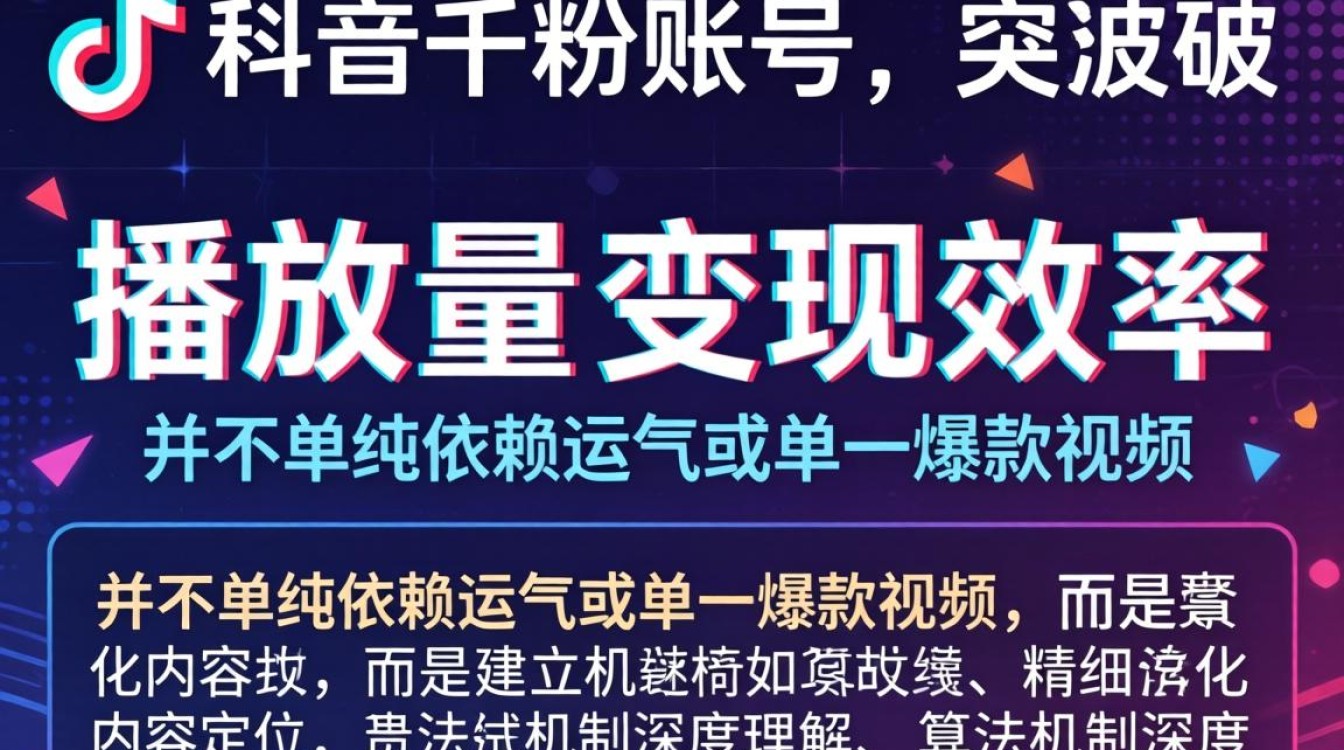 TikTok千粉播放量怎么提升