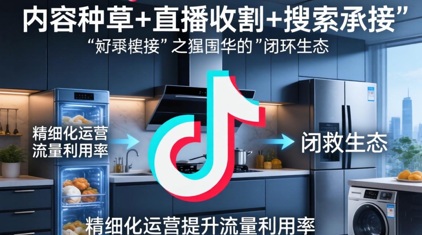 抖音家电运营专业运营技巧与变现模式