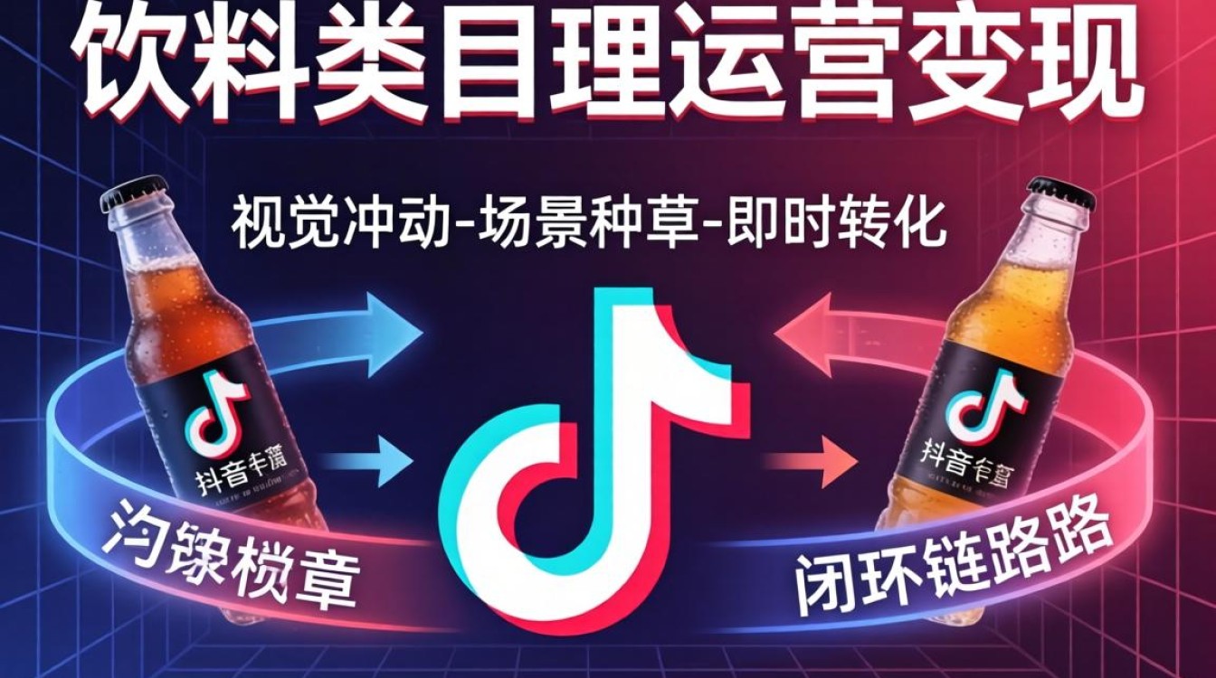抖音饮料运营变现方法