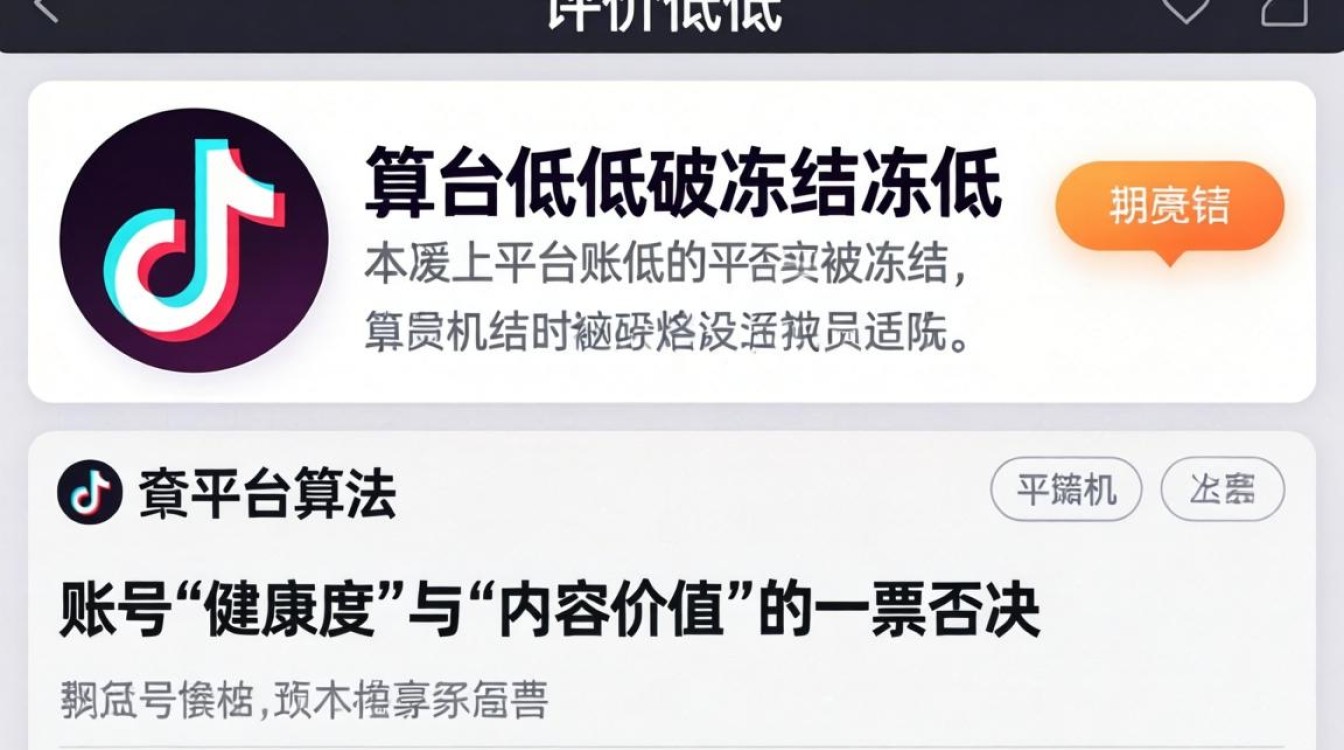 TikTok评价过低被冻结怎么办
