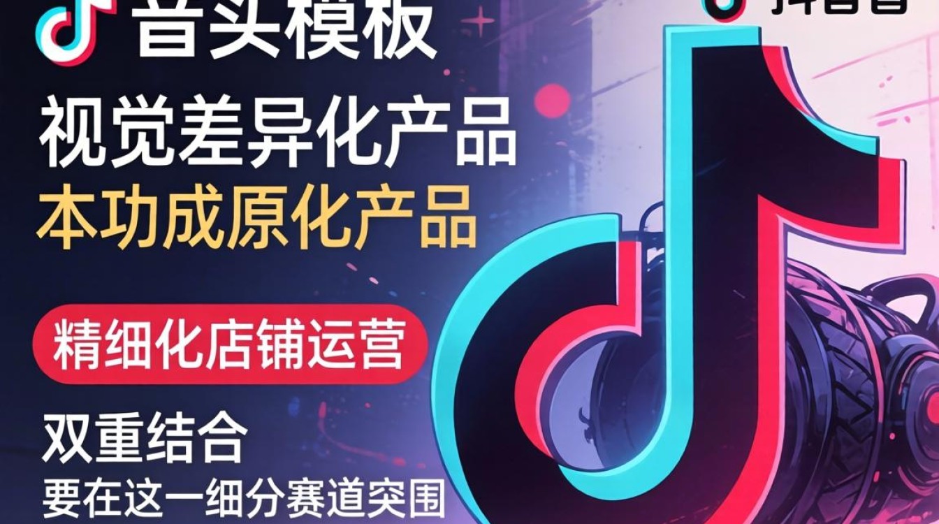 抖音头型模板店铺如何运营推广