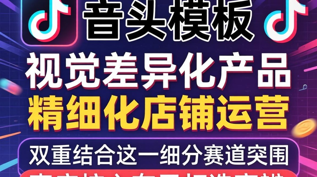 抖音头型模板店铺如何运营推广