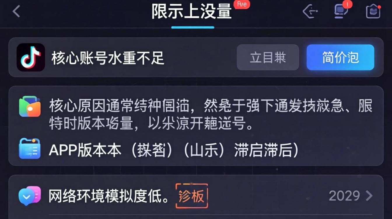 TikTok设置页面没有类目怎么办