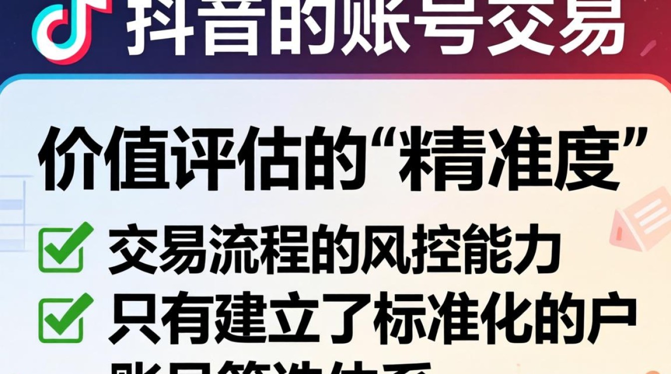 抖音号交易需要注意什么