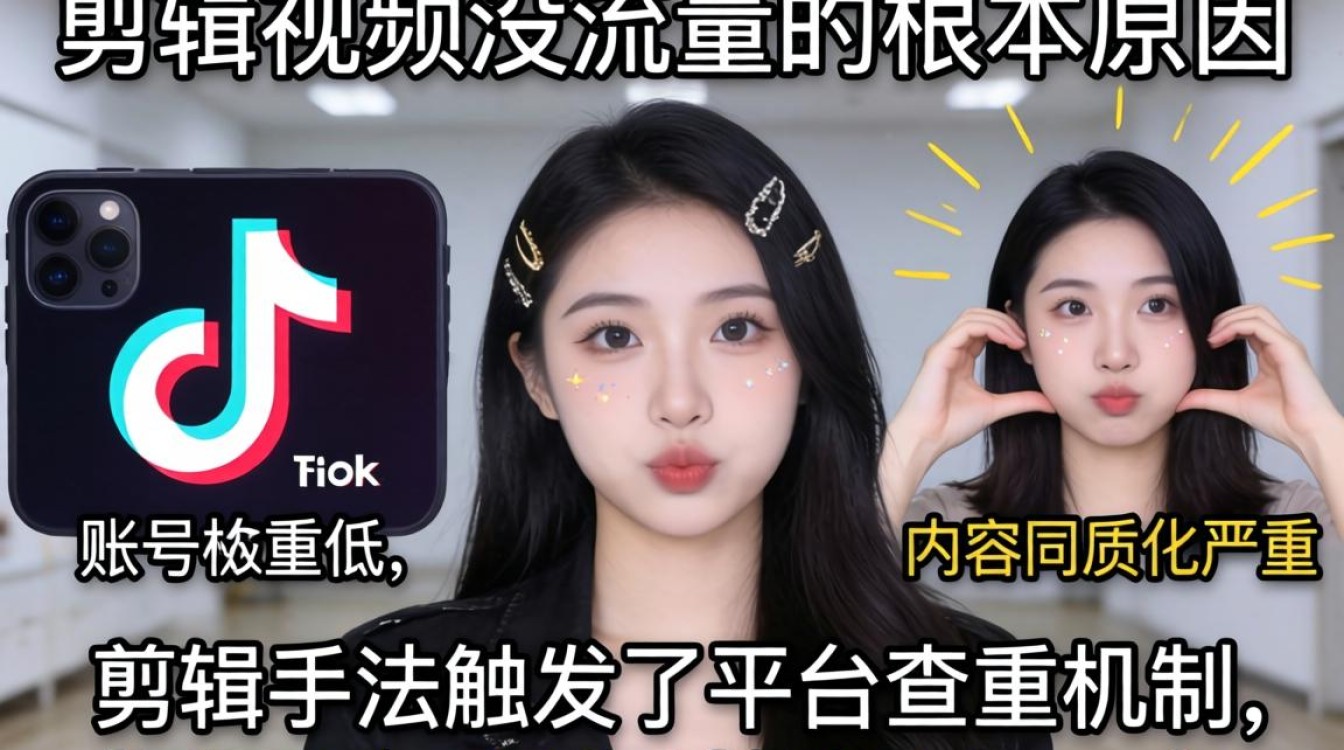 TikTok剪辑视频没流量怎么办