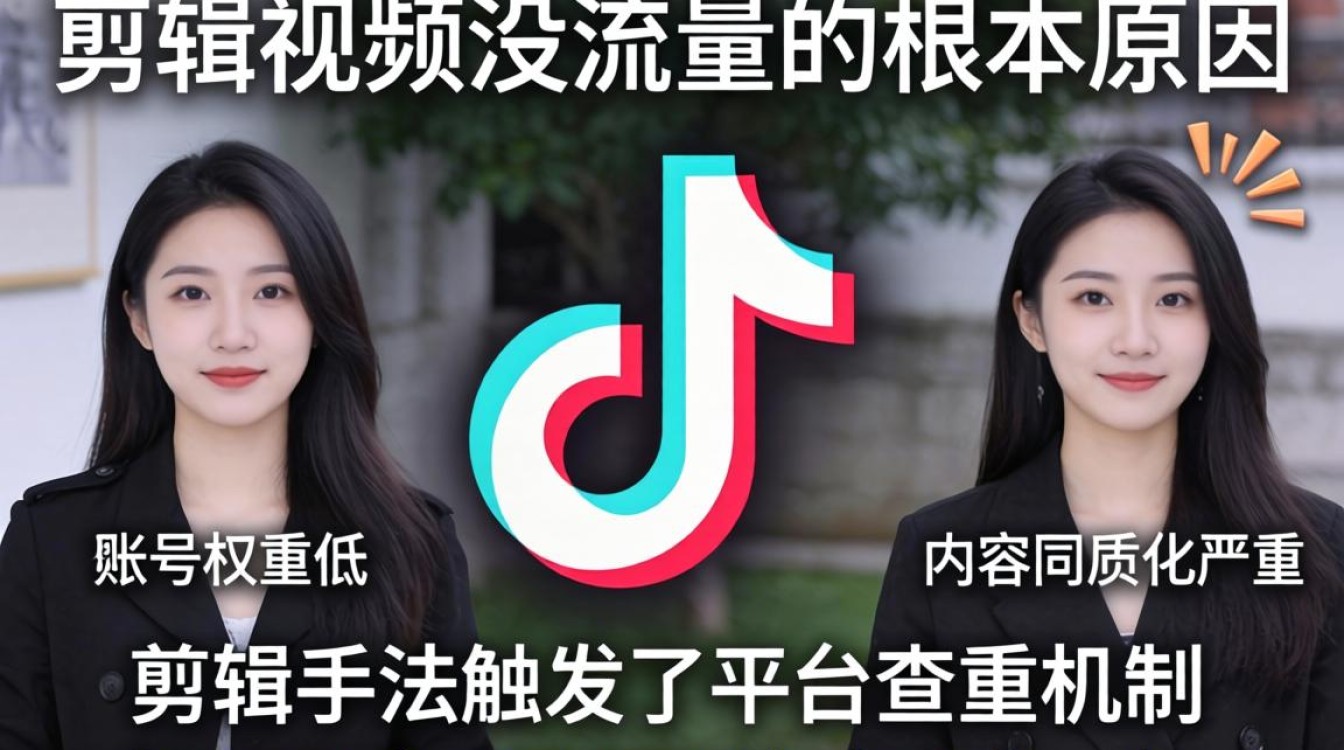 TikTok剪辑视频没流量怎么办