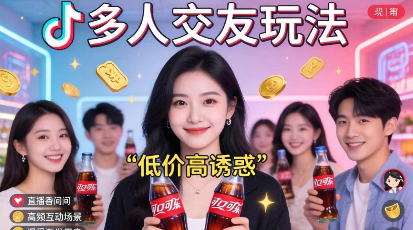 抖音可乐多人交友怎么弄