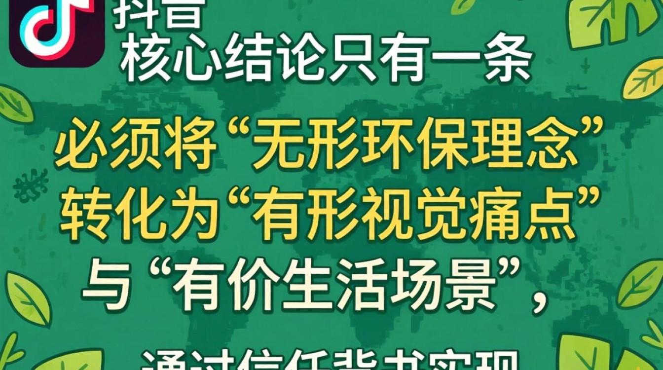 环保产品怎么做抖音?抖音环保产品如何推广引流 抖音环保产品如何推广引流