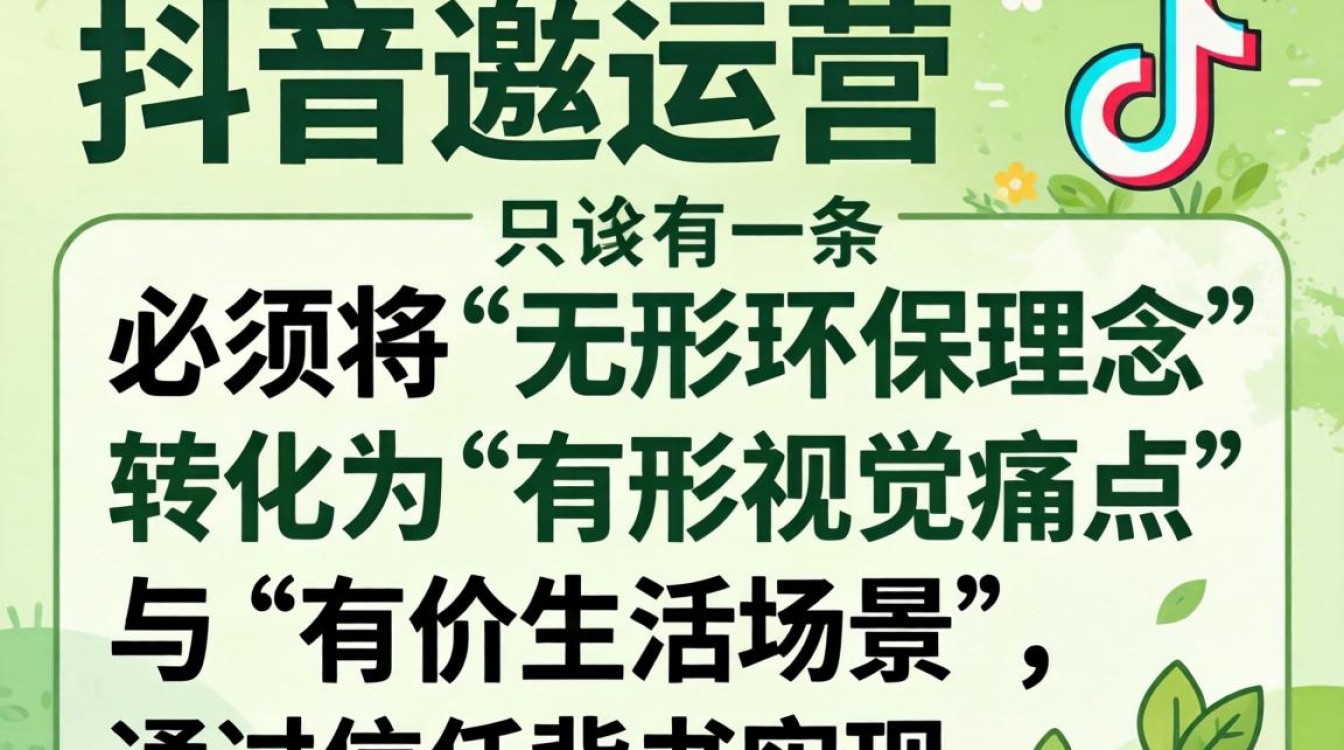 环保产品怎么做抖音?抖音环保产品如何推广引流 抖音环保产品如何推广引流