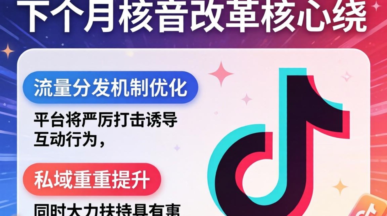 抖音下个月怎么改革