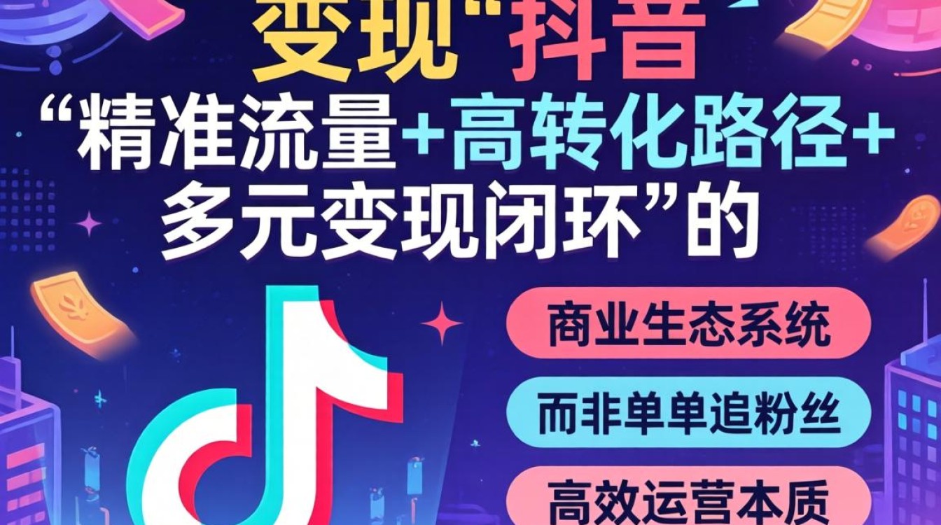 抖音怎么快速变现赚钱