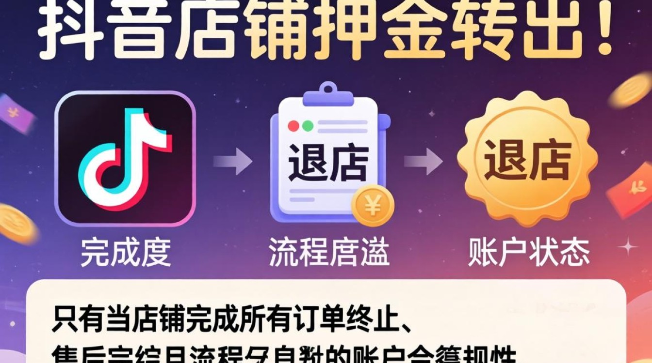 抖音小店保证金退回流程详解