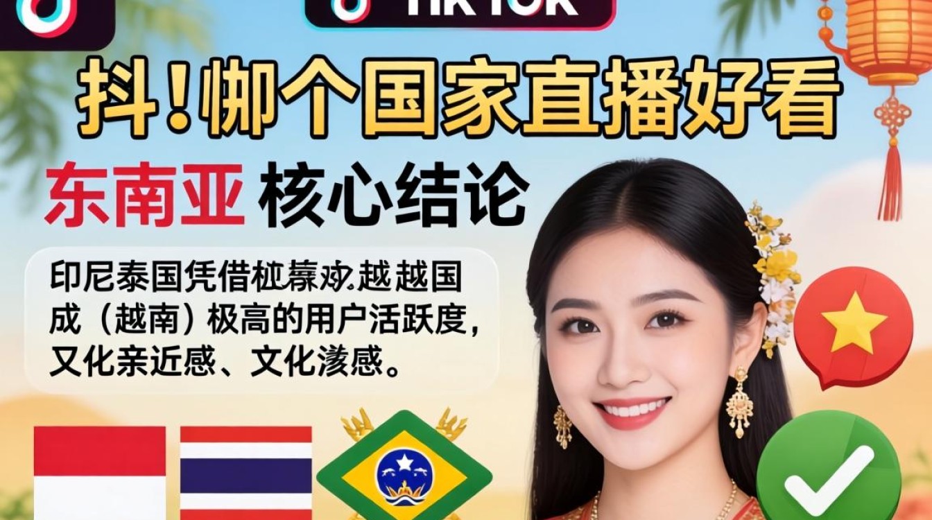 TikTok哪个国家直播好看