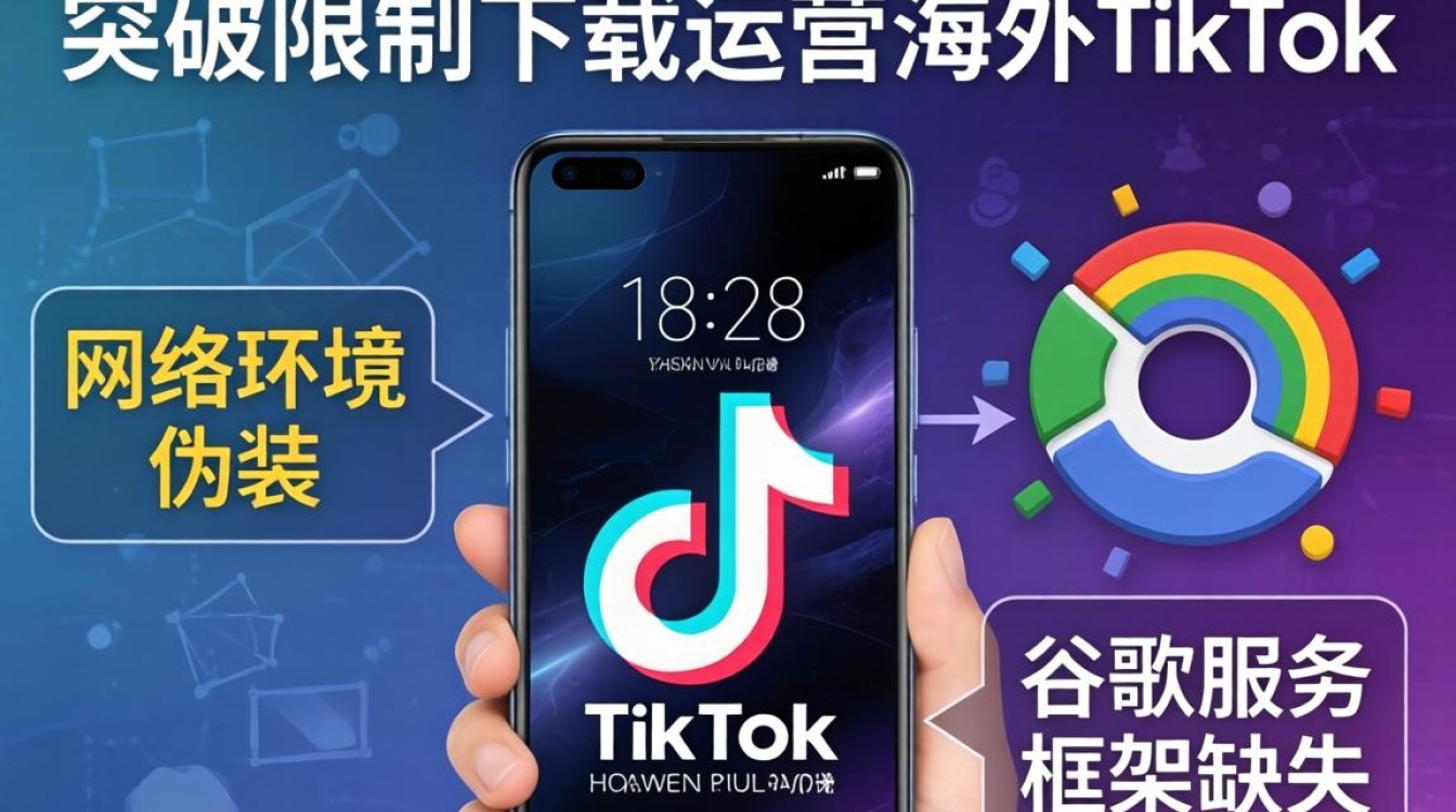 华为如何下载海外tiktok